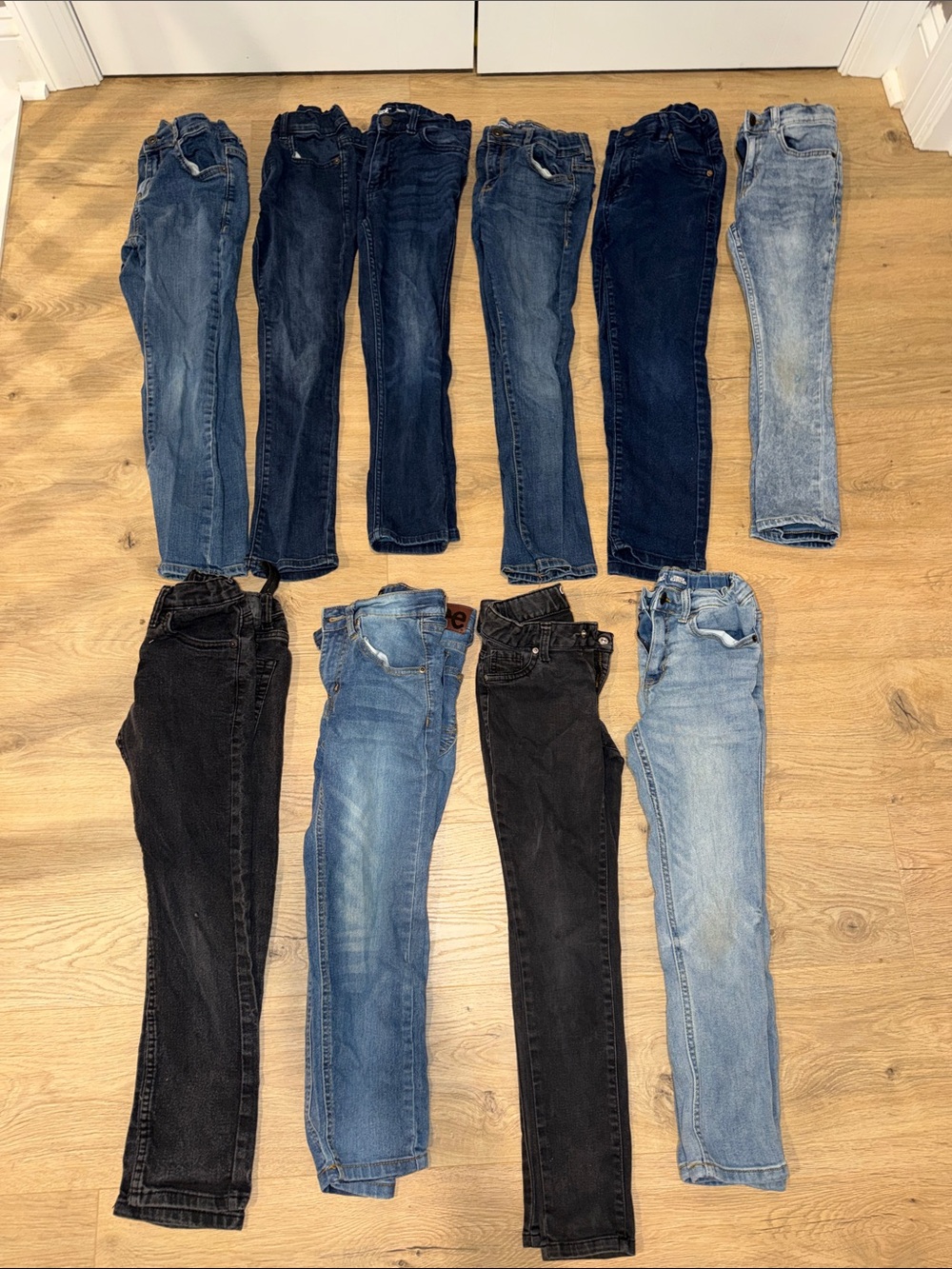 Cat & Jack Skinny Jeans Pack - Blue and Black Washes